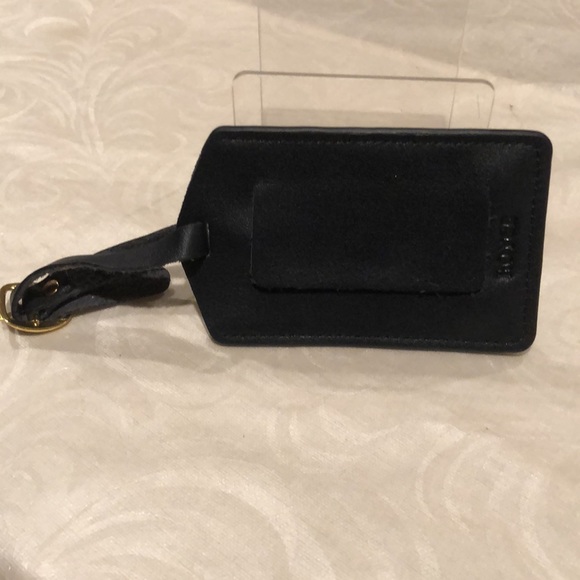 Royce “Google Cloud” black leather luggage tag - Picture 2 of 12